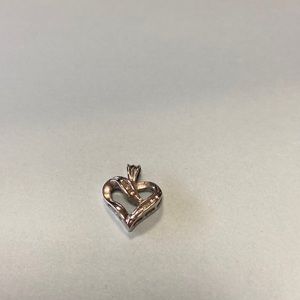 Sterling silver heart pendant